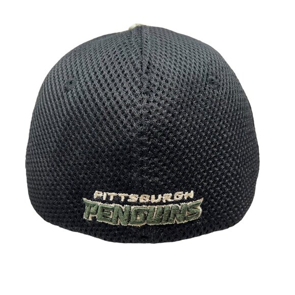 Pittsburgh Penguins Camo Hunting Hockey Fitted Baseball Hat Cap Zephyr NHL Logo - Picture 5 of 10
